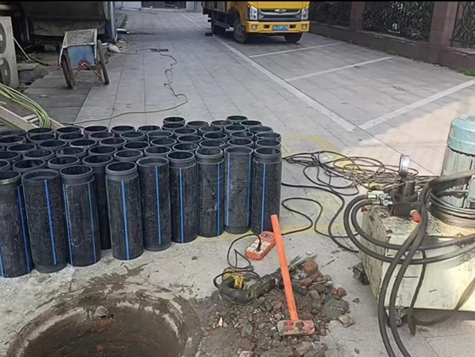马关PE置换管厂家 DN315置换管 非开挖管短管置换